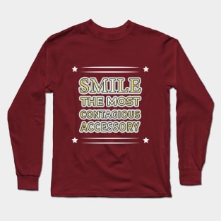 Contagious Smiles Collection: Your Must-Have Accessory! Long Sleeve T-Shirt